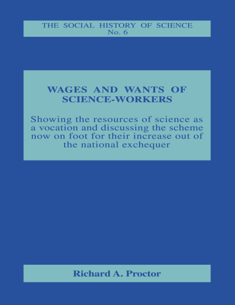 Cover image for book Wages and Wants of Science Work