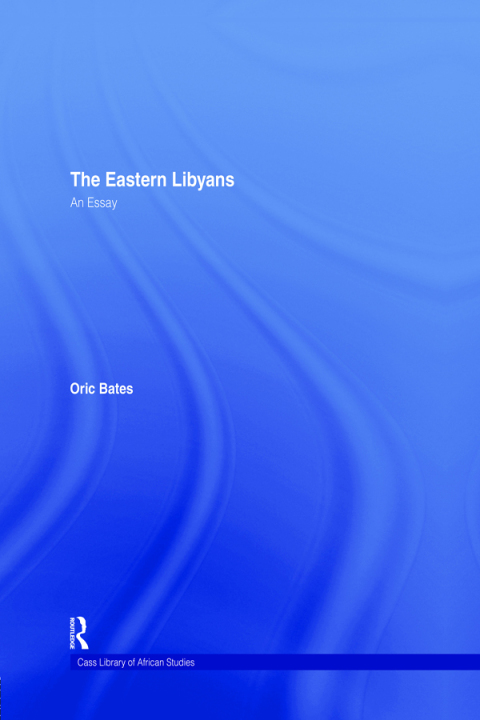 Cover image for book The Eastern Libyans (1914)