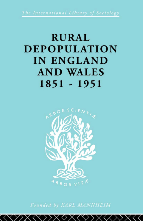 Cover image for book Rural Depopulation in England and Wales, 1851-1951