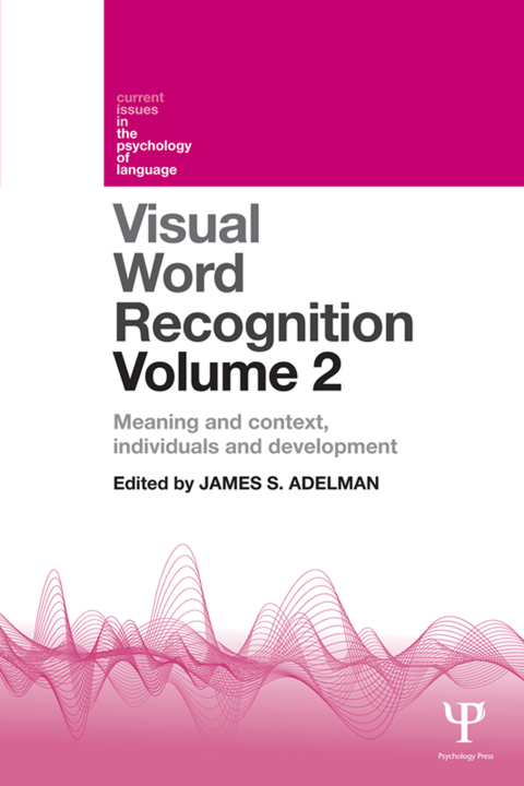 Cover image for book Visual Word Recognition Volume 2