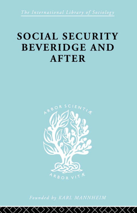 Cover image for book Social Sec:Beveridge Ils 191