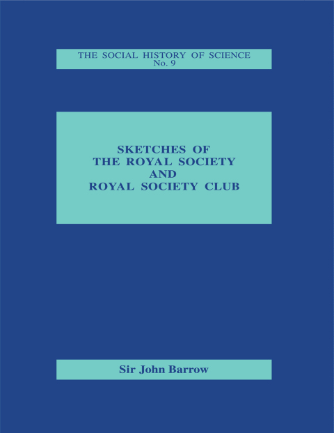 Cover image for book Sketches of Royal Society and Royal Society Club