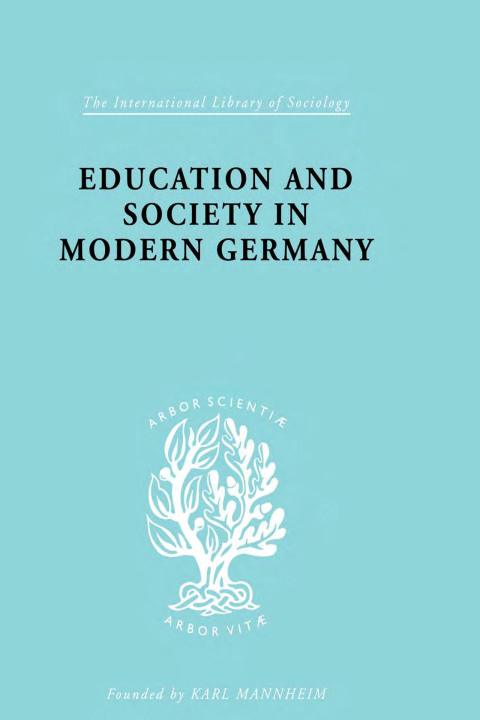 Cover image for book Education & Society in Modern Germany