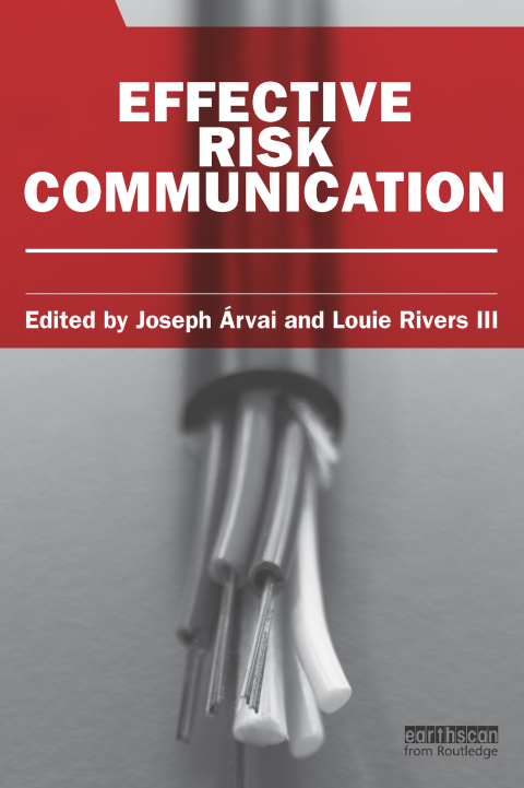 Cover image for book Effective Risk Communication