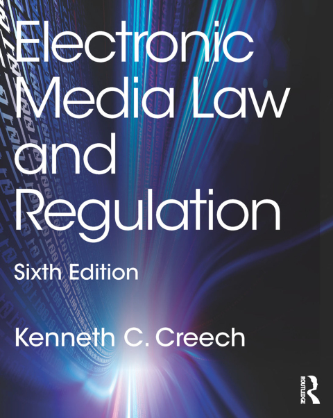 Cover image for book Electronic Media Law and Regulation