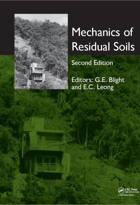 Cover image for book Mechanics of Residual Soils