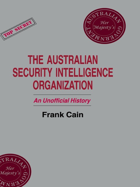 Cover image for book The Australian Security Intelligence Organization