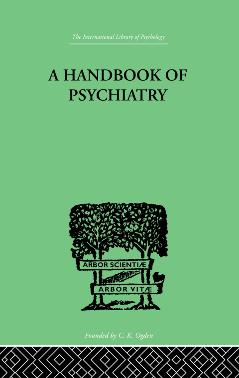 Cover image for book A Handbook Of Psychiatry