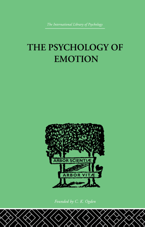 Cover image for book The Psychology of Emotion