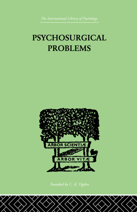 Cover image for book Psychosurgical Problems