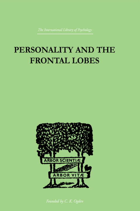Cover image for book Personality And The Frontal Lobes