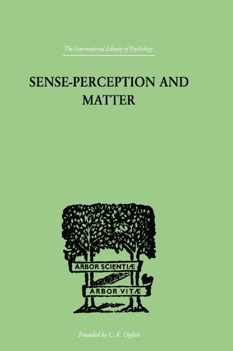 Cover image for book Sense-Perception And Matter