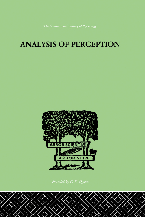 Cover image for book Analysis Of Perception