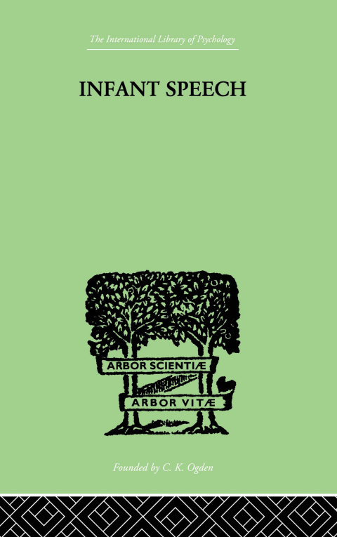 Cover image for book Infant Speech