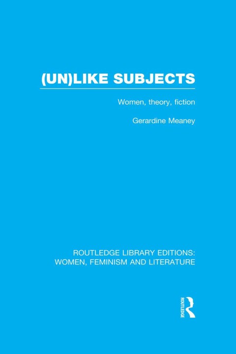 Cover image for book (Un)like Subjects