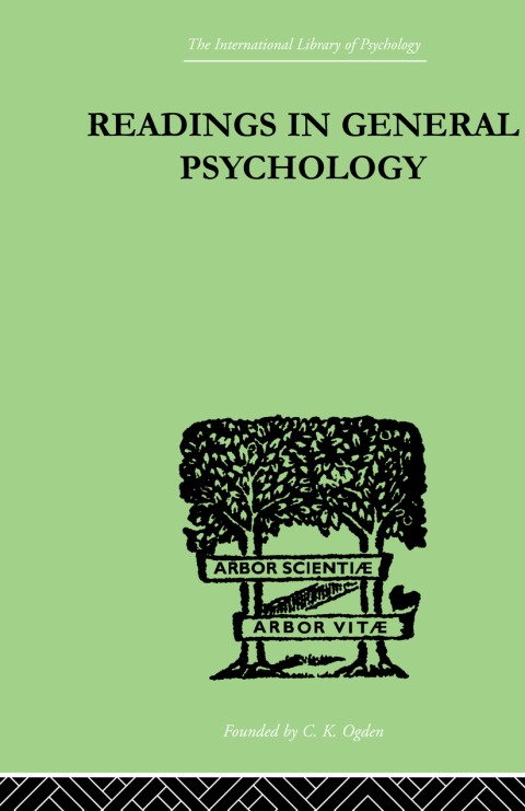 Cover image for book Readings In General Psychology