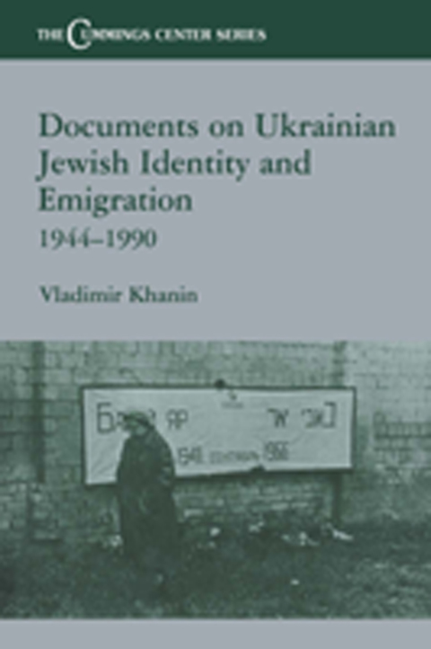 Cover image for book Documents on Ukrainian-Jewish Identity and Emigration, 1944-1990