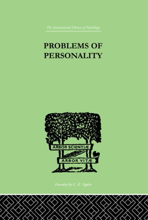Cover image for book Problems of Personality