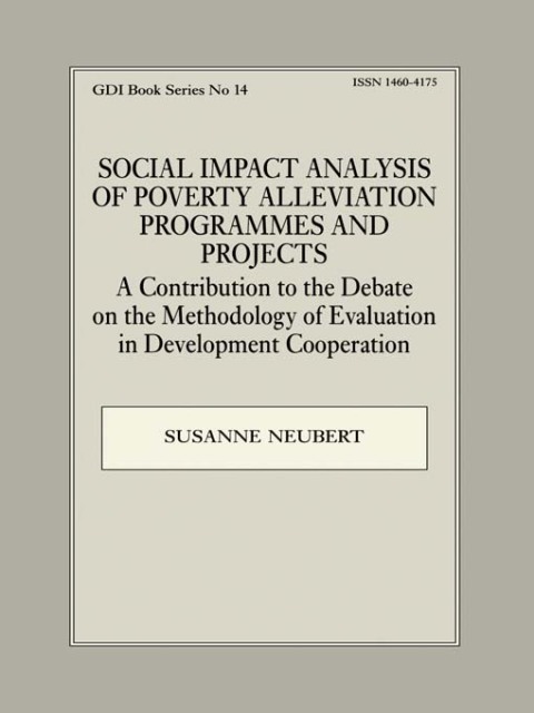 Cover image for book Social Impact Analysis of Poverty Alleviation Programmes and Projects