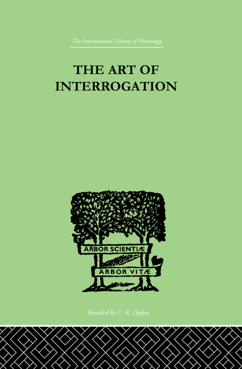 Cover image for book The Art Of Interrogation
