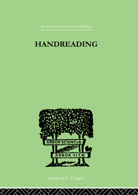Cover image for book Handreading