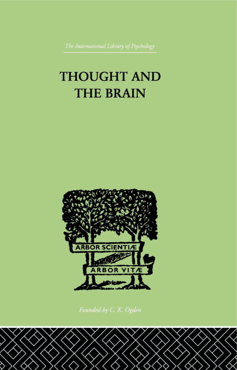 Cover image for book Thought and the Brain
