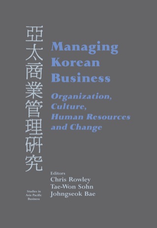Managing Korean Business