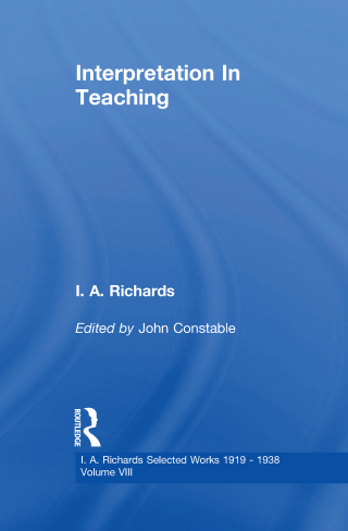 Interpretation In Teaching V 8