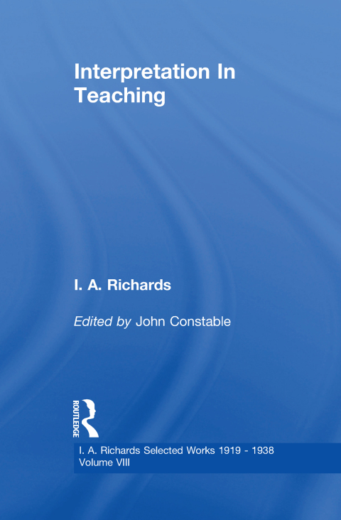 Interpretation In Teaching V 8