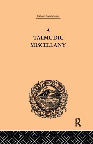 A Talmudic Miscellany