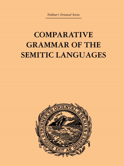 Cover image for book Comparative Grammar of the Semitic Languages