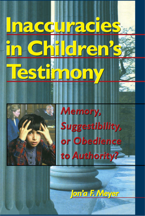 Cover image for book Inaccuracies in Children's Testimony