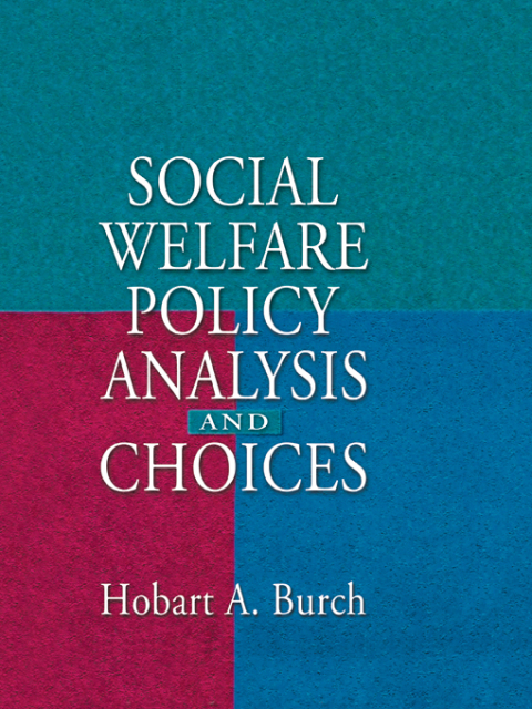 Cover image for book Social Welfare Policy Analysis and Choices