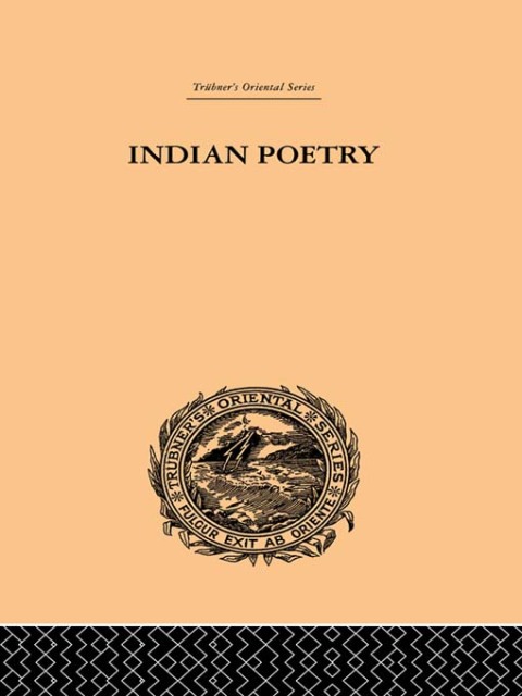 Cover image for book Indian Poetry