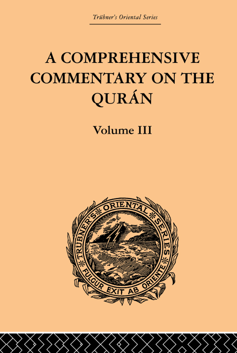 Cover image for book A Comprehensive Commentary on the Quran