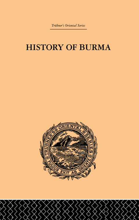Cover image for book History of Burma