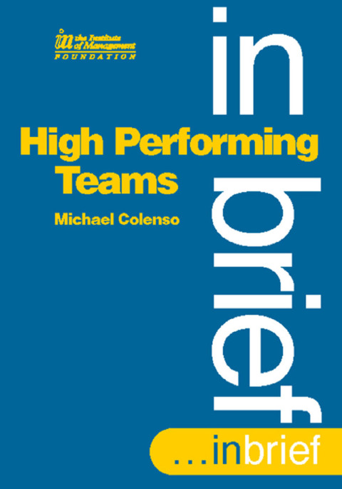 Cover image for book High Performing Teams In Brief