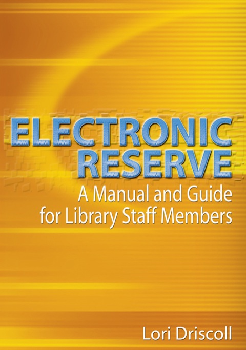 Cover image for book Electronic Reserve