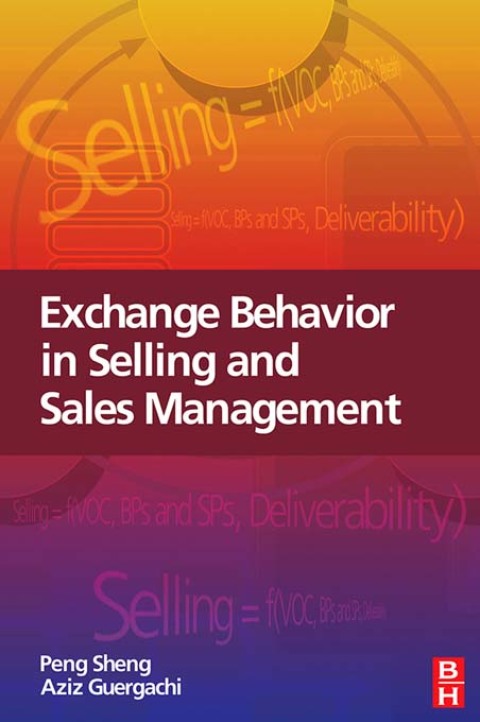 Cover image for book Exchange Behavior in Selling and Sales Management