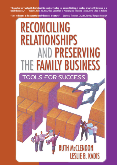 Cover image for book Reconciling Relationships and Preserving the Family Business