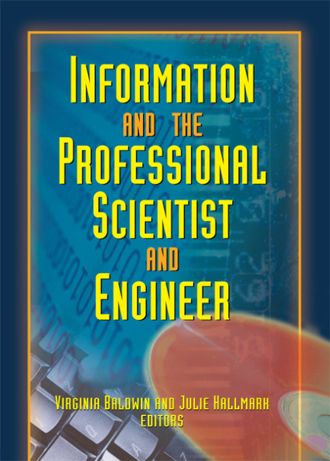 Cover image for book Information And The Professional Scientist And Engineer