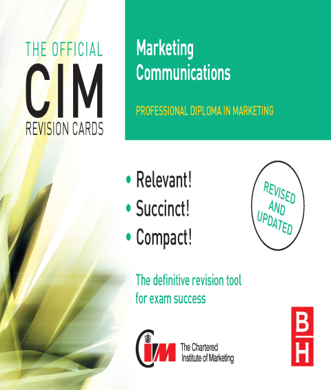 Cover image for book CIM Revision Cards Marketing Communications