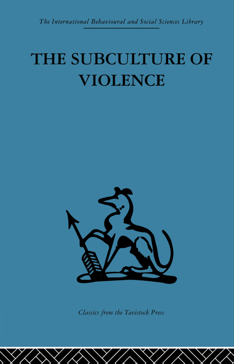 Cover image for book The Subculture of Violence