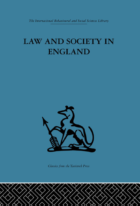 Cover image for book Law and Society in England