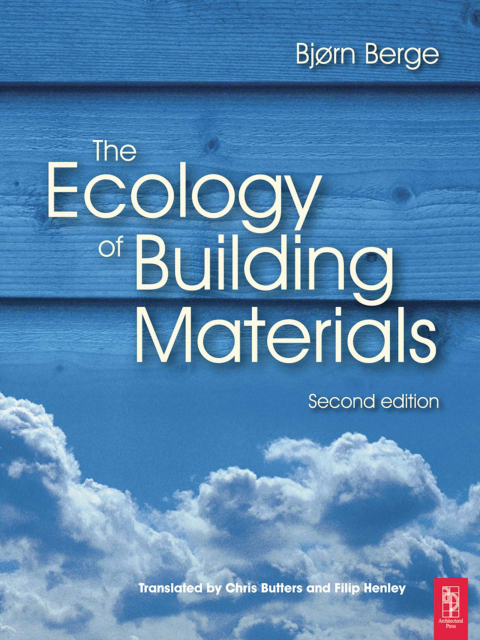 Cover image for book The Ecology of Building Materials