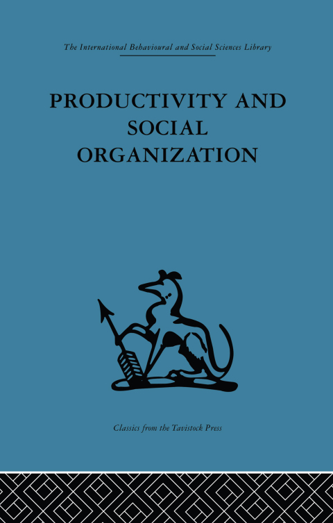 Cover image for book Productivity and Social Organization