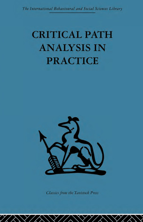 Cover image for book Critical Path Analysis in Practice