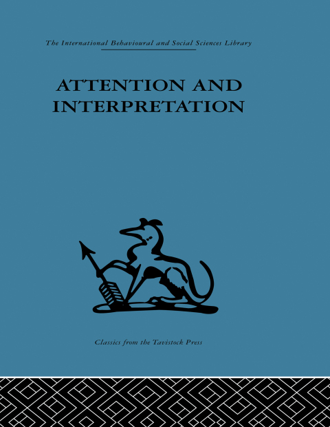 Cover image for book Attention and Interpretation