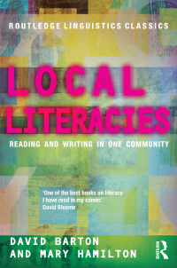 صورة الغلاف: Local Literacies 1st edition 9780415691727