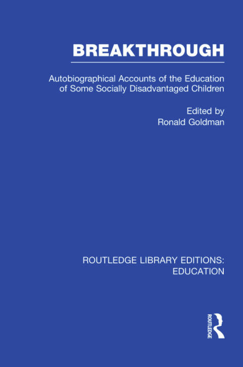 Cover image for book Breakthrough (RLE Edu M)